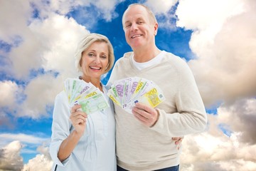Poster - Happy mature couple smiling at camera