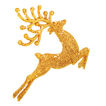 Beautiful Golden Reindeer Decoration