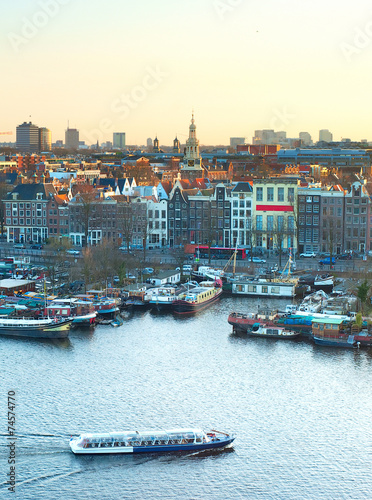 Amsterdam cityscape