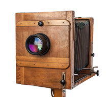 Vintage Wooden View Camera