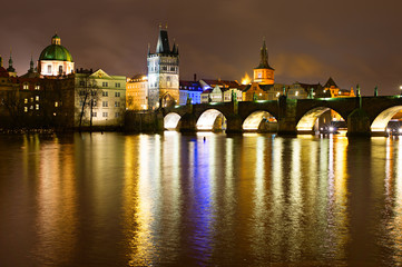 Wall Mural - Prague skyline