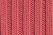 Pink knitted background