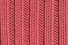 Pink Knitted Background