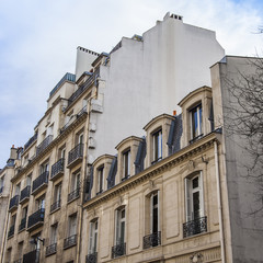 Paris, France, on May 3, 2013. Typical architectural detailes