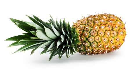 Wall Mural - Pineapple lying on its side