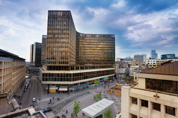 Wall Mural - Place de la Monnaie in Brussels, Belgium