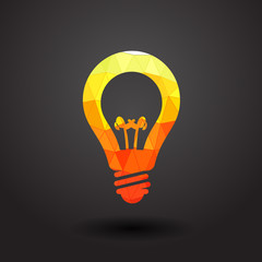 Poster - Abstract light bulb illustration