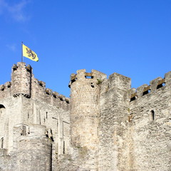 Canvas Print - Grafensteen (Grafenschloss) in GENT ( Belgien )