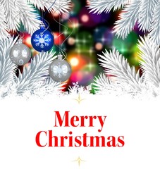 Fototapete - Christmas greeting card