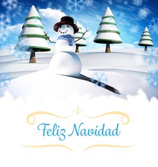 Poster - Composite image of Christmas greeting card