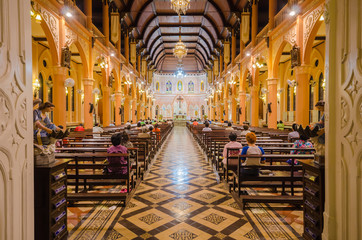  Inside the Cathedral of the Immculate Conception Chanthaburi, Th