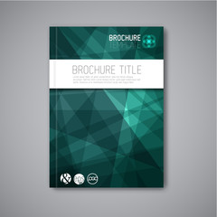 Poster - modern vector abstract brochure design template