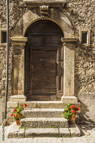 Nowoczesny obraz na płótnie italian door