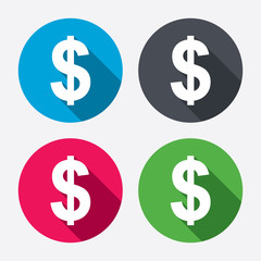 Poster - Dollar sign icon. USD currency symbol.