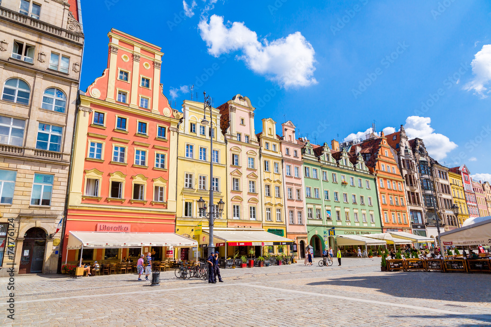 Wroclawr, Market Square - obrazy, fototapety, plakaty 