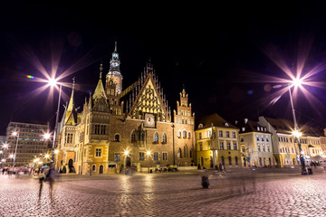 Wall Mural - City Hall in Wroclaw