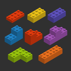 Poster - Color constructor blocks