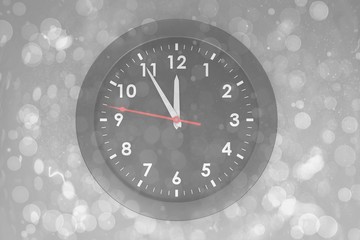 Poster - Composite image of clock