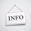 © JoyImage - info hanging sign