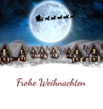 Composite Image Of Christmas Greeting In German