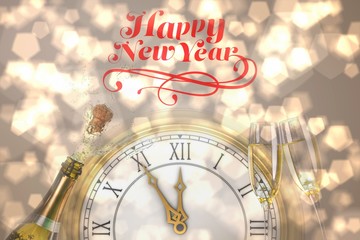 Poster - Composite image of elegant happy new year