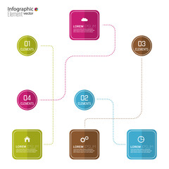 Wall Mural - Comparative chart with templates for presentation