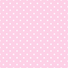 Vector Background #Polka Dot Pattern, Baby Pink