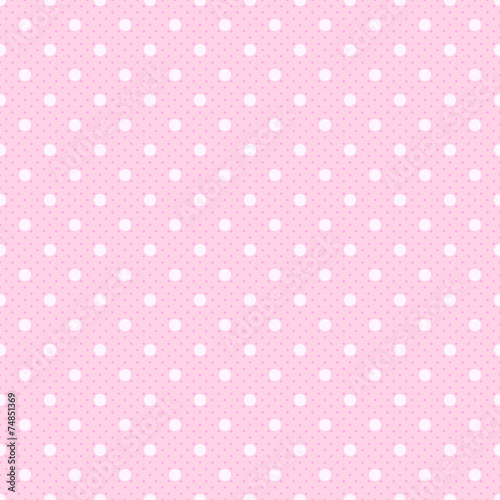 Vector Background Polka Dot Pattern Baby Pink Buy This Stock
