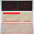 Vip Card, Movie Theatre And Theatre Flyer Template - Vector Illustration, Graphic Design, Editable For Your Design