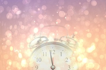 Poster - Composite image of alarm clock