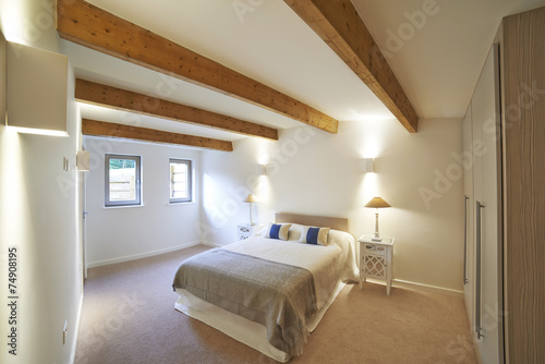 Valokuva Interior View Of Beautiful Luxury Bedroom