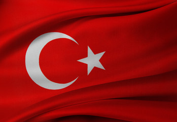 Wall Mural - Turkey flag