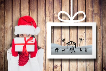 Poster - Composite image of brunette