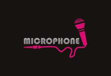 Microphone Logo Vector