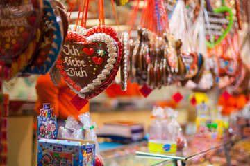 Wall Mural - Sales of sweets on the Christmas fair in Berlin, Germany