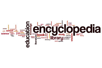 Poster - Encyclopedia word cloud