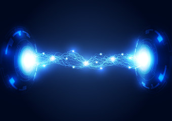 Poster - Abstract future technology concept background, vector