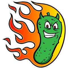 Wall Mural - Spicy Pickle