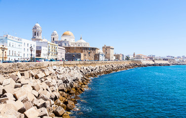 Wall Mural - Sunny day in Cadiz - Spain