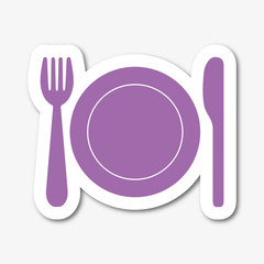 Sticker - Logo restaurant.