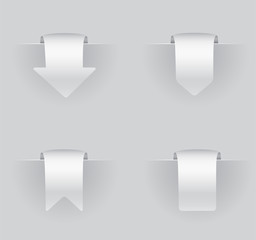 Wall Mural - bookmark labels