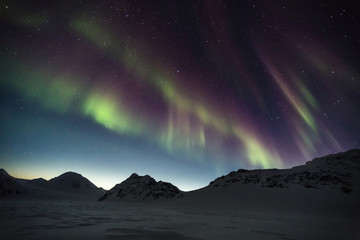Fotoroleta kanada skandynawia góra niebo