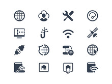 Internet And Provider Icons