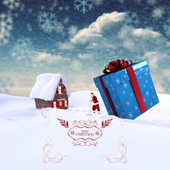 Poster - Composite image of merry christmas message