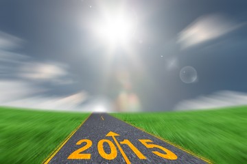 Poster - Composite image of orange triangle