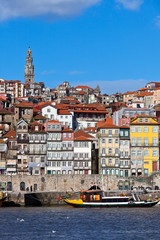 Sticker - Overview of Old Town of Porto, Portugal