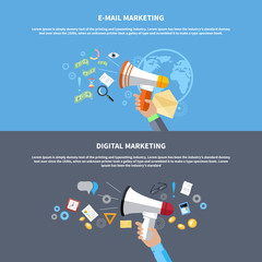 Poster - Digital marketing concept