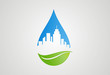 City ecology logo vector