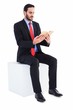 © WavebreakMediaMicro - Thoughtful businessman sitting reading book