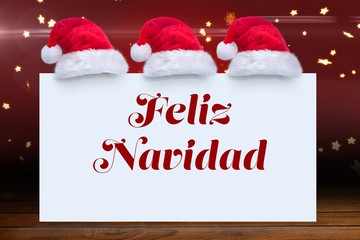 Poster - Composite image of feliz navidad